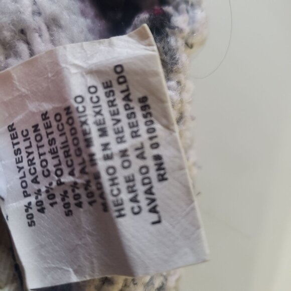 Baja Joe Unisex Striped Hoodie Pullover Size M Y2K Hippie Surfer Beach Rasta - Picture 8 of 11